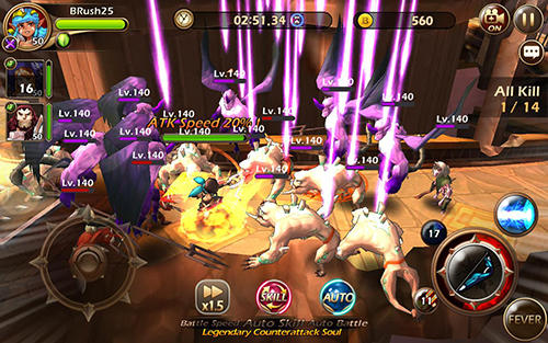 Babel rush: Heroes and tower - Android game screenshots.