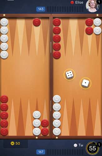 Backgammon Go: Best online dice and board games - Android game screenshots.