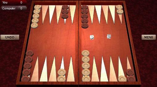 Gameplay of the Backgammon mate for Android phone or tablet.