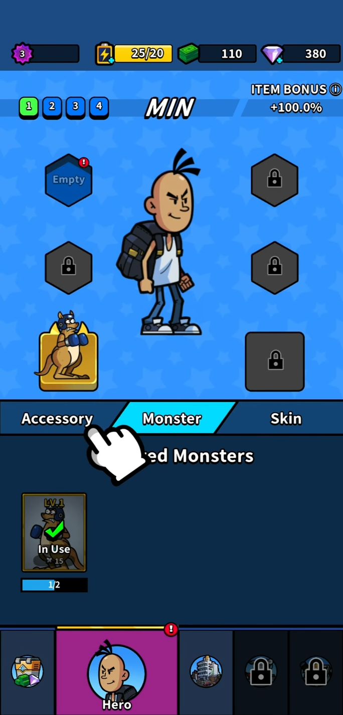 Backpack Heroes - Android game screenshots.