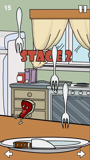 Gameplay of the Bacon for breakfast for Android phone or tablet.