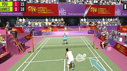 Badminton battle: Badminton championship - Android game screenshots.