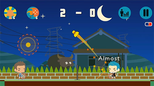 Badminton stars - Android game screenshots.