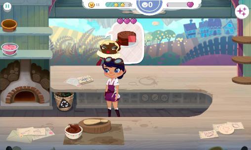 Gameplay of the Bakery blitz: Cooking game for Android phone or tablet.