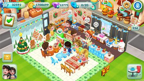 Gameplay of the Bakery story 2: Love and cupcakes for Android phone or tablet.