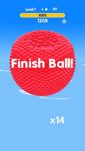 Ball paint - Android game screenshots.