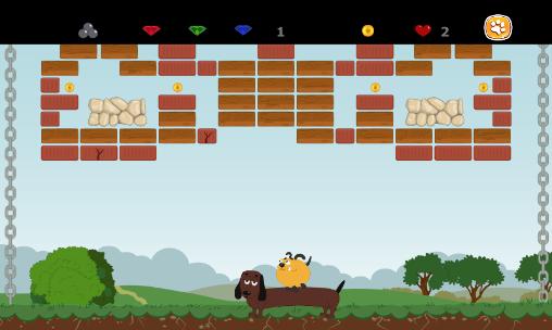 Gameplay of the Balldog's adventure for Android phone or tablet.