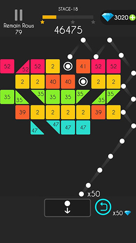 Balls bounce puzzle! - Android game screenshots.