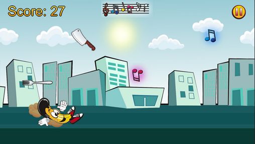 Gameplay of the Banana rocks for Android phone or tablet.