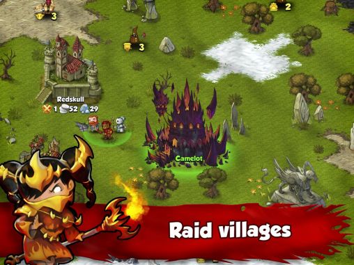 Gameplay of the Band of heroes for Android phone or tablet.