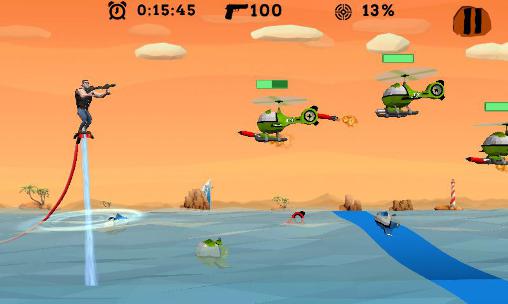 Gameplay of the Bang bang! Jet pack for Android phone or tablet.