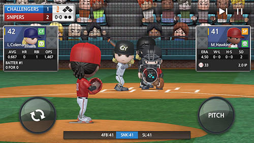 Baseball nine - Android game screenshots.