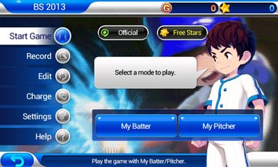 Gameplay of the Baseball Superstars 2013 for Android phone or tablet.