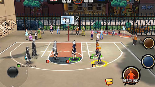 Basketball hero - Android game screenshots.