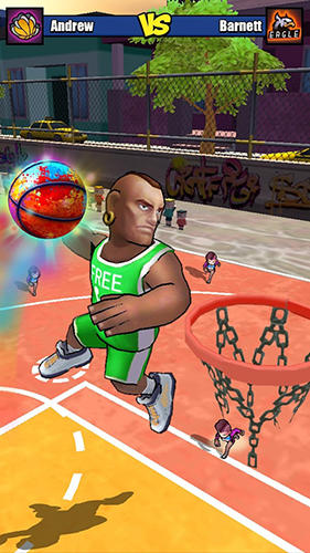 Basketball strike - Android game screenshots.