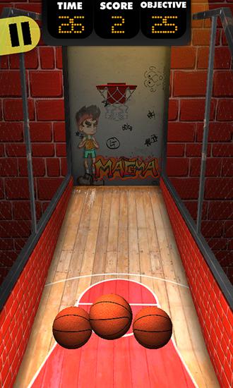 Gameplay of the Basketball shooter for Android phone or tablet.