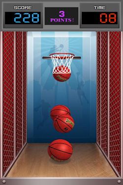Gameplay of the Basketball Shot for Android phone or tablet.
