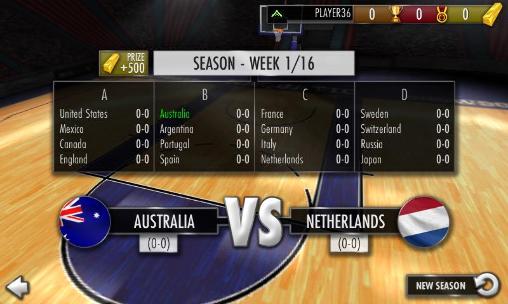 Gameplay of the Basketball showdown 2015 for Android phone or tablet.