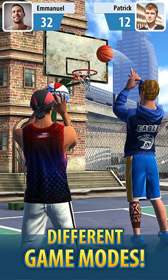 Gameplay of the Basketball stars for Android phone or tablet.