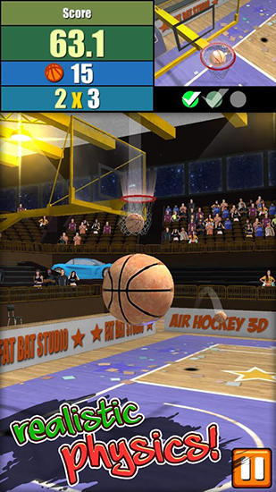 Gameplay of the Basketball tournament for Android phone or tablet.