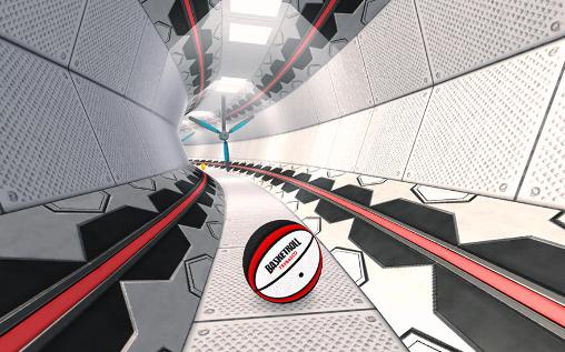 Gameplay of the Basketroll 3D: Rolling ball for Android phone or tablet.