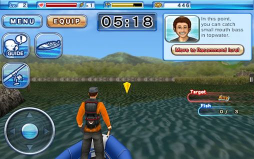 Gameplay of the Bass 'n' guide for Android phone or tablet.