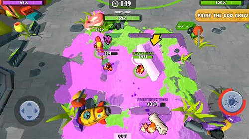 Battle blobs: 3v3 multiplayer - Android game screenshots.