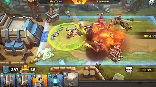 Battle boom - Android game screenshots.