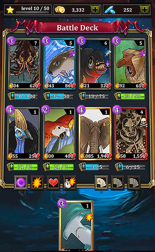 Battle cards savage heroes TCG - Android game screenshots.