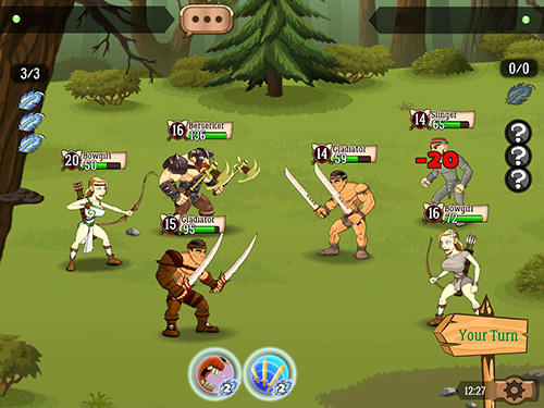 Battle lands: The clash of epic heroes - Android game screenshots.
