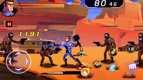 Battle of superheroes: Captain avengers - Android game screenshots.