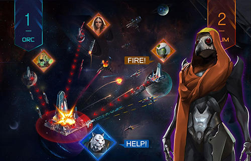 Battle space: Strategic war - Android game screenshots.