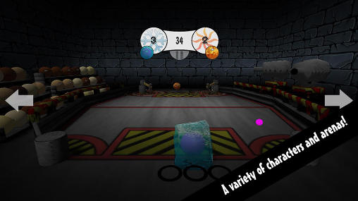 Gameplay of the Battle balls for Android phone or tablet.