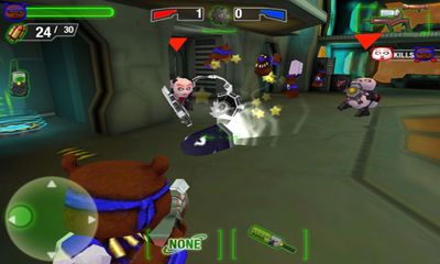 Gameplay of the Battle Bears Royale for Android phone or tablet.