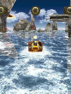 Gameplay of the Battle Boats 3D for Android phone or tablet.
