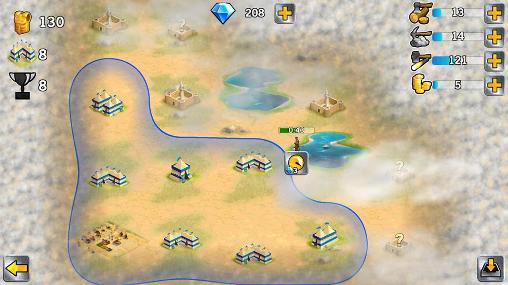 Gameplay of the Battle empire: Roman wars for Android phone or tablet.