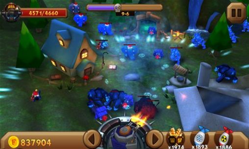 Gameplay of the Battle for homeland: Mad animals for Android phone or tablet.