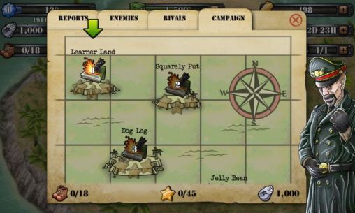 Gameplay of the Battle islands for Android phone or tablet.