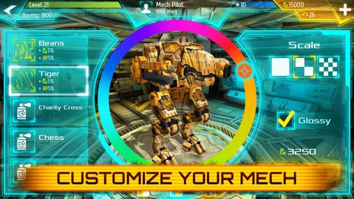 Gameplay of the Battle mechs for Android phone or tablet.