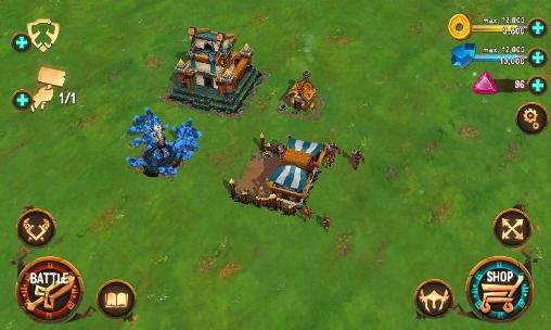 Gameplay of the Battle of heroes: Land of immortals for Android phone or tablet.