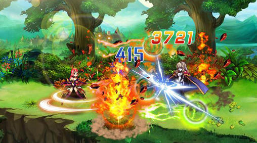 Gameplay of the Battle of warriors: Dragon knight for Android phone or tablet.