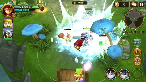 Gameplay of the Battle tales for Android phone or tablet.