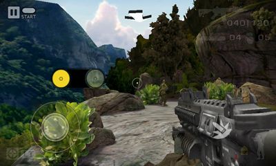 Gameplay of the Battlefield Bad Company 2 for Android phone or tablet.