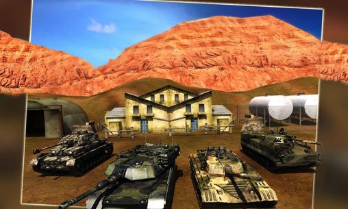 Gameplay of the Battlefield: Tank simulator 3D for Android phone or tablet.