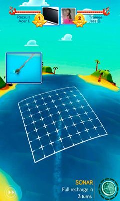 Gameplay of the BattleFriends at Sea PREMIUM for Android phone or tablet.