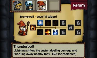 Gameplay of the Battleheart for Android phone or tablet.