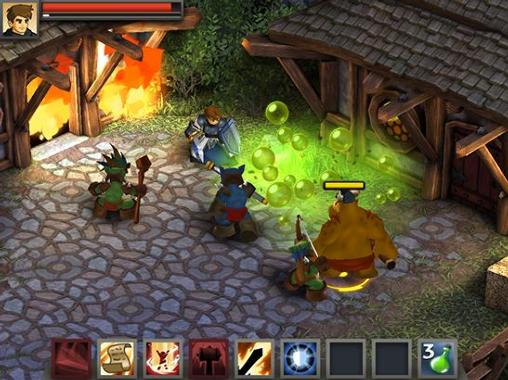 Gameplay of the Battleheart: Legacy for Android phone or tablet.