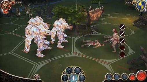Gameplay of the Battlelore: Command for Android phone or tablet.