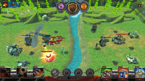 Gameplay of the Battlemist: Tower defender. Clash of towers for Android phone or tablet.