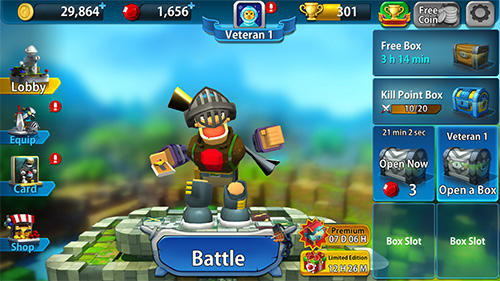 Battlemon league - Android game screenshots.